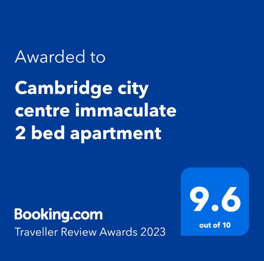 Cambridge City Centre Immaculate 1 Bed Apartment Exteriér fotografie